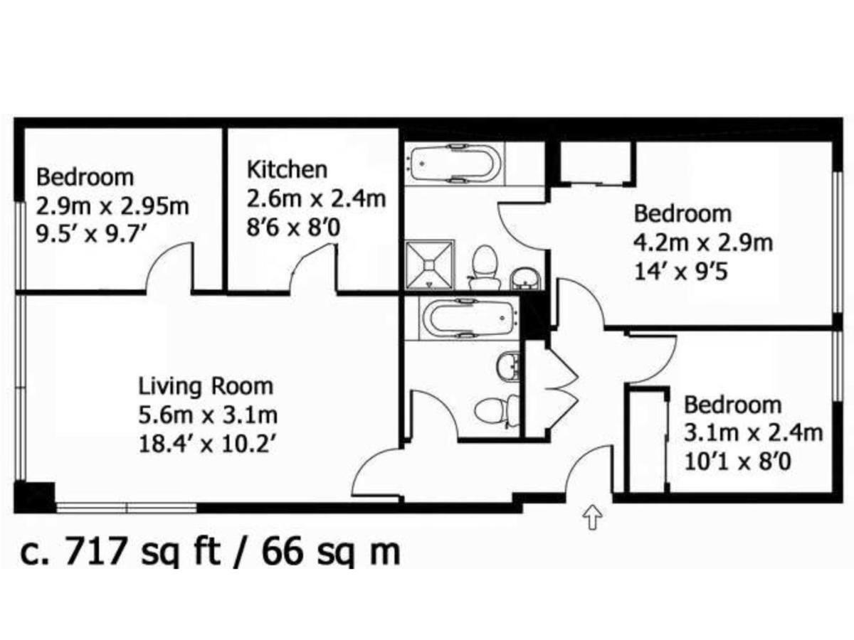 Superb Central Modern 3Bed 2Bath With Wifi, Trendy Fitzrovia W1 By Oxford Street Affable Informative Host London Exteriör bild